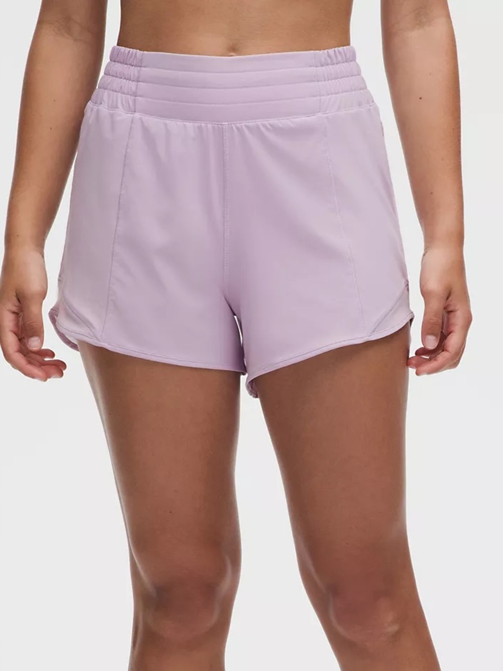 lululemon Size 10 Hotty Hot HR 4” Lined Run Shorts in Purple